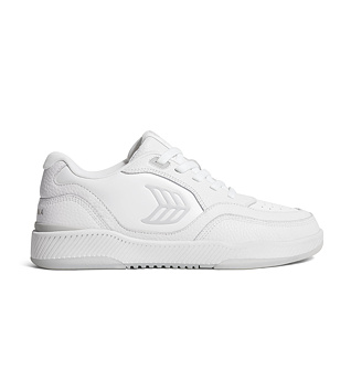 Pánské volnočasové boty Cariuma UBA White Premium Leather Ice Logo Sneaker