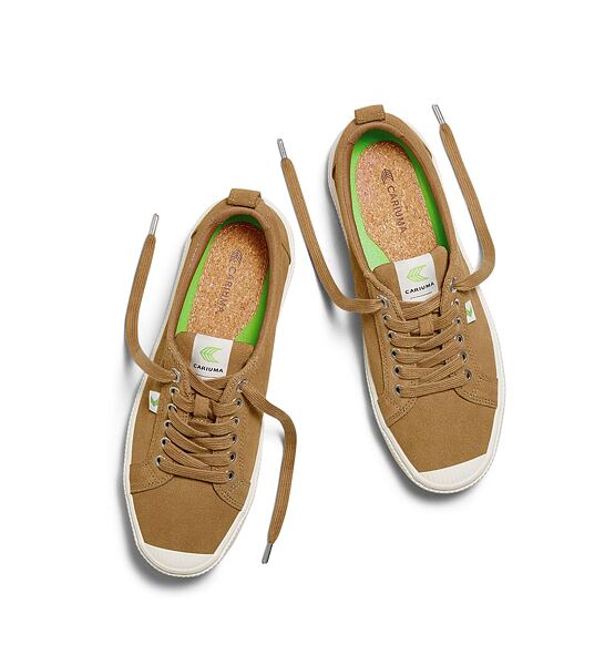 Dámské volnočasové boty Cariuma OCA Low Camel Suede Sneaker