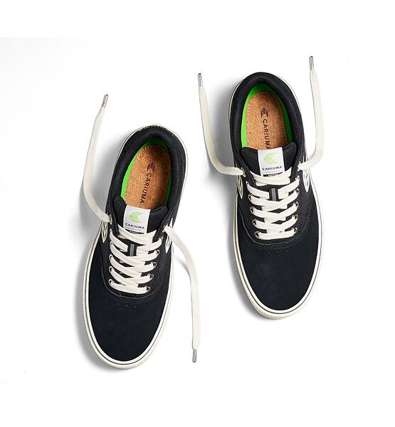Pánské volnočasové boty Cariuma NAIOCA PRO Stripe Suede and Canvas Black