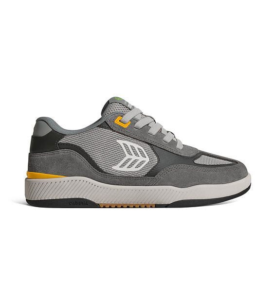 Pánské volnočasové boty Cariuma C25 Skategoat PRO Suede and Mesh Charcoal Grey