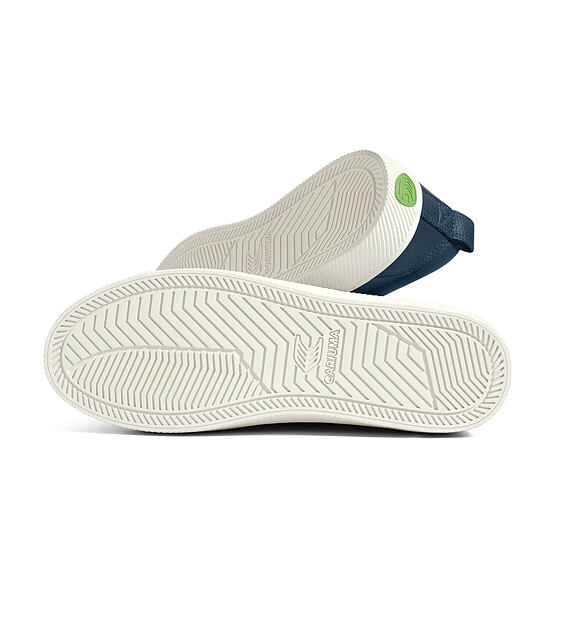 Pánské volnočasové boty Cariuma OCA Low Dark Denim Premium Leather Sneaker