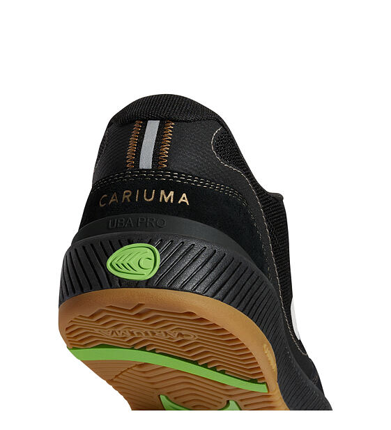 Pánské volnočasové boty Cariuma UBA PRO Black Suede and Mesh Silver Cloud Logo Sneaker