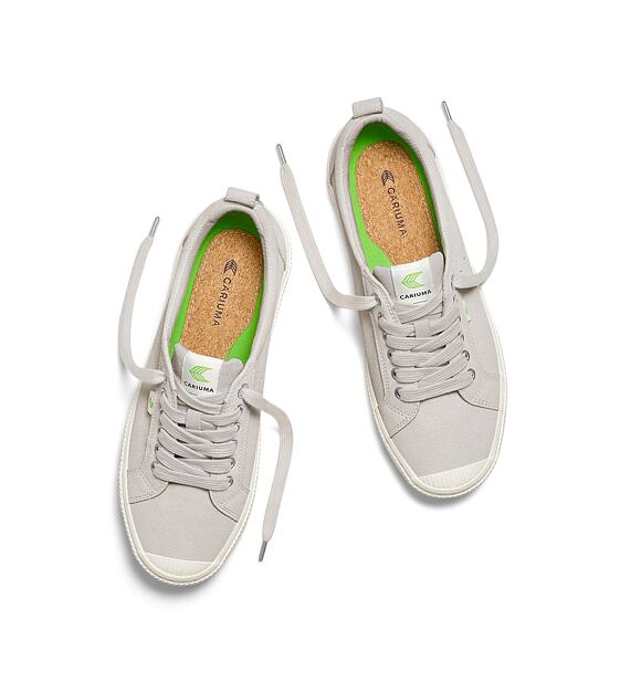 Pánské volnočasové boty Cariuma OCA Low Vintage White Suede Sneaker