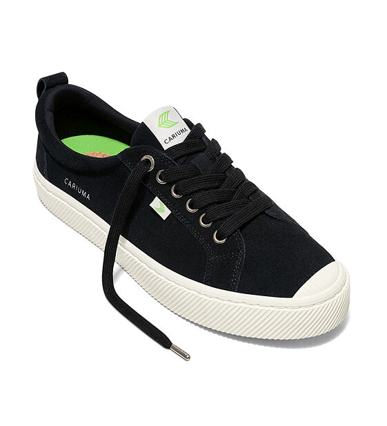 Pánské volnočasové boty Cariuma OCA Low Black Suede Sneaker