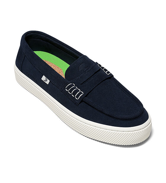 Pánské volnočasové boty Cariuma CAJU Loafer Navy Suede