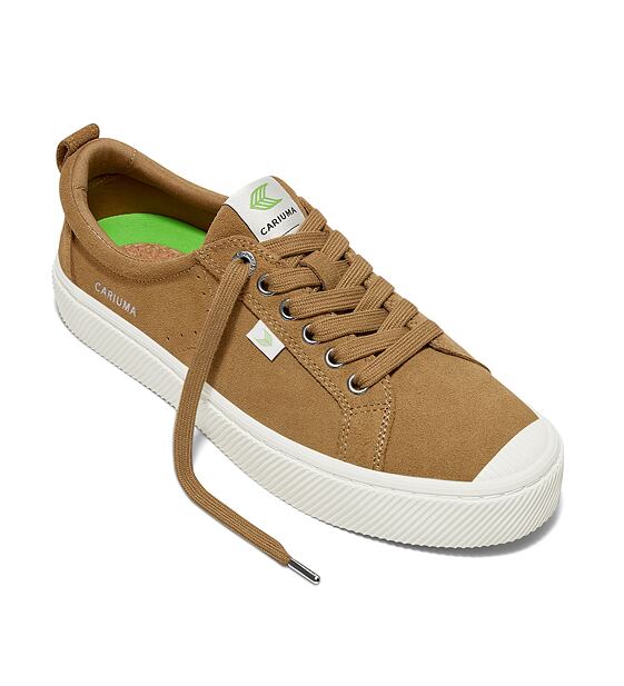Dámské volnočasové boty Cariuma OCA Low Camel Suede Sneaker
