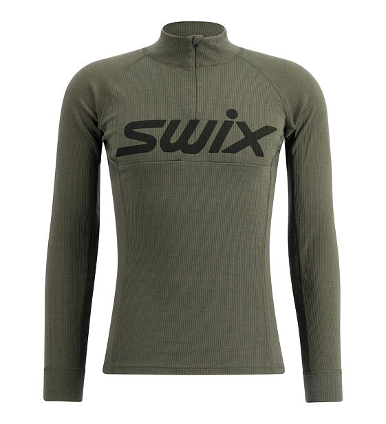 Pánské funkční triko Swix RaceX Merino Half Zip M
