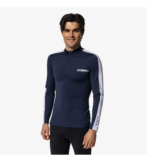 Pánská funkční mikina Swix Roadline NTS Half Zip Baselayer Top M
