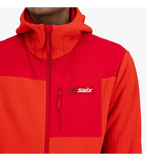 Pánská bunda Swix Surmount Stormfleece Hood Jacket M