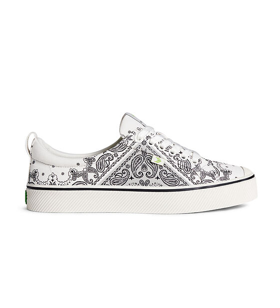 Pánské volnočasové boty Cariuma OCA Low Off-White Bandana Canvas Sneaker