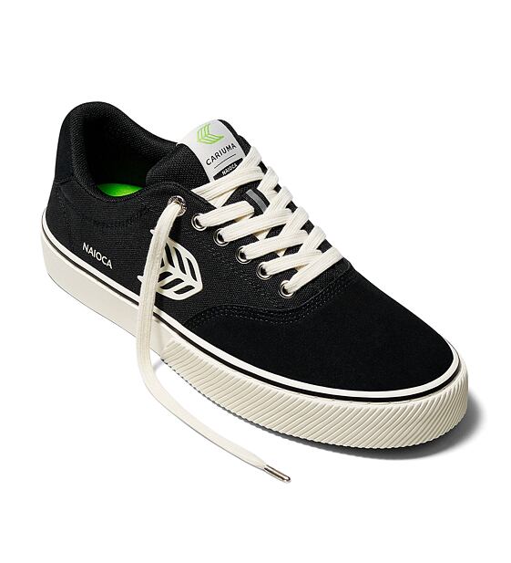 Pánské volnočasové boty Cariuma NAIOCA PRO Stripe Suede and Canvas Black