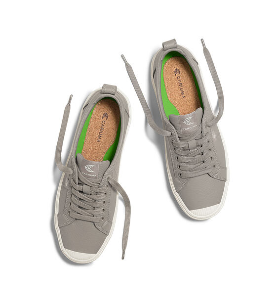 Pánské volnočasové boty Cariuma OCA Low Grey Premium Leather Sneaker