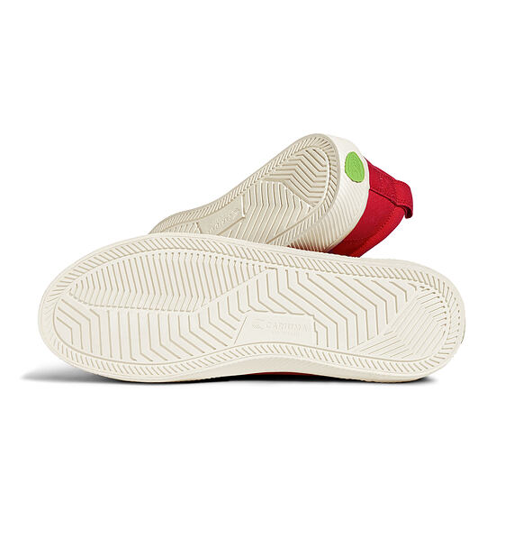 Pánské volnočasové boty Cariuma OCA Low Red Canvas Sneaker