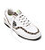Pánské volnočasové boty Cariuma UBA White Leather Leopard Print Suede Black Logo Sneaker