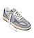 Pánské volnočasové boty Cariuma Skategoat C25 Onyx Grey Leather Faded Denim Logo Charcoal Grey Sneak