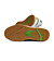 Pánské volnočasové boty Cariuma UBA Gum White Leather Green Logo Sneaker