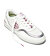 Pánské volnočasové boty Cariuma UBA White Leather and Suede Blush Pink Logo Silver Accents Sneaker